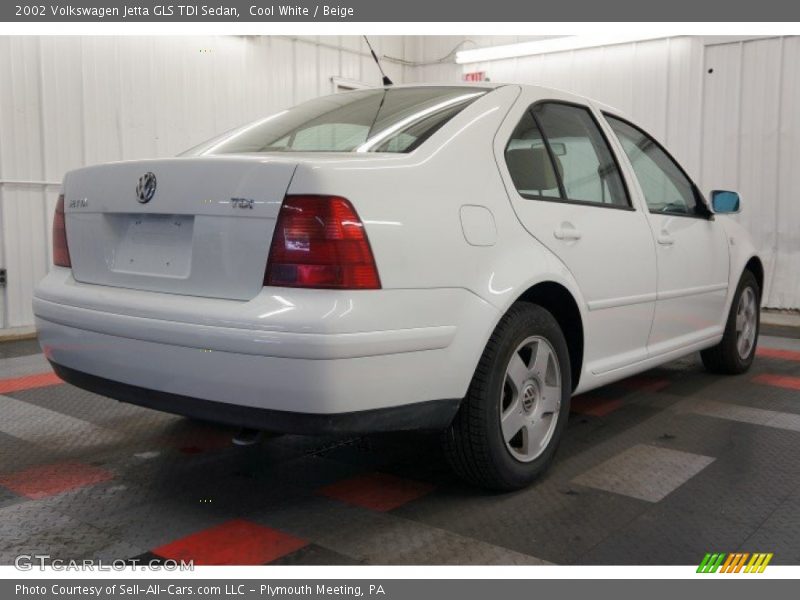 Cool White / Beige 2002 Volkswagen Jetta GLS TDI Sedan