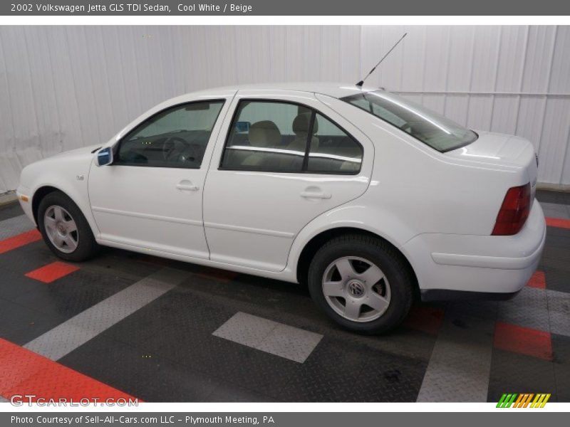 Cool White / Beige 2002 Volkswagen Jetta GLS TDI Sedan