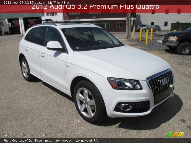 Ibis White / Black 2012 Audi Q5 3.2 FSI quattro