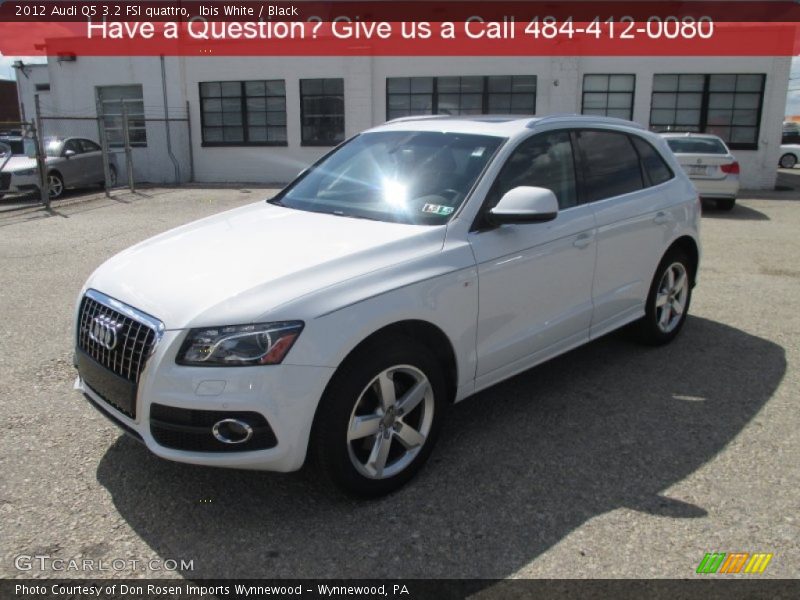 Ibis White / Black 2012 Audi Q5 3.2 FSI quattro