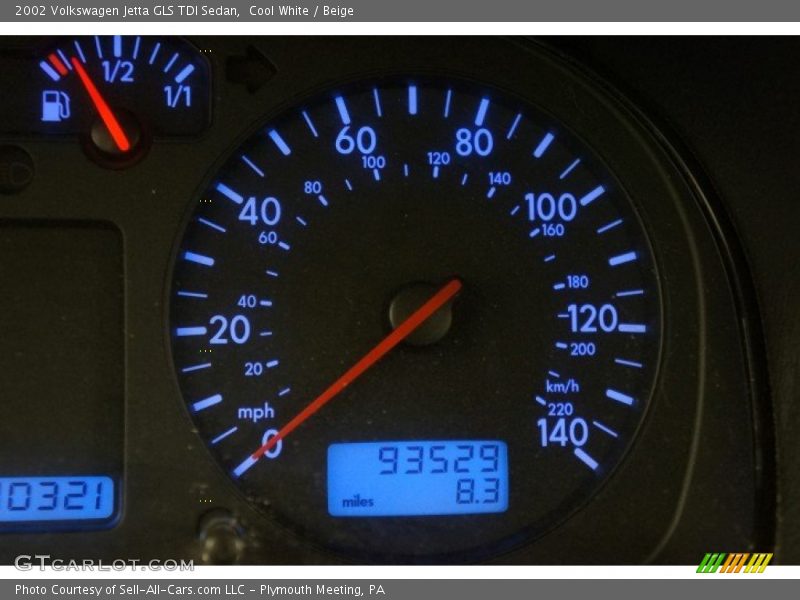 Cool White / Beige 2002 Volkswagen Jetta GLS TDI Sedan