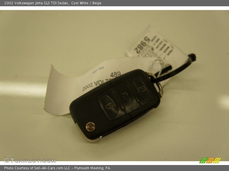 Cool White / Beige 2002 Volkswagen Jetta GLS TDI Sedan