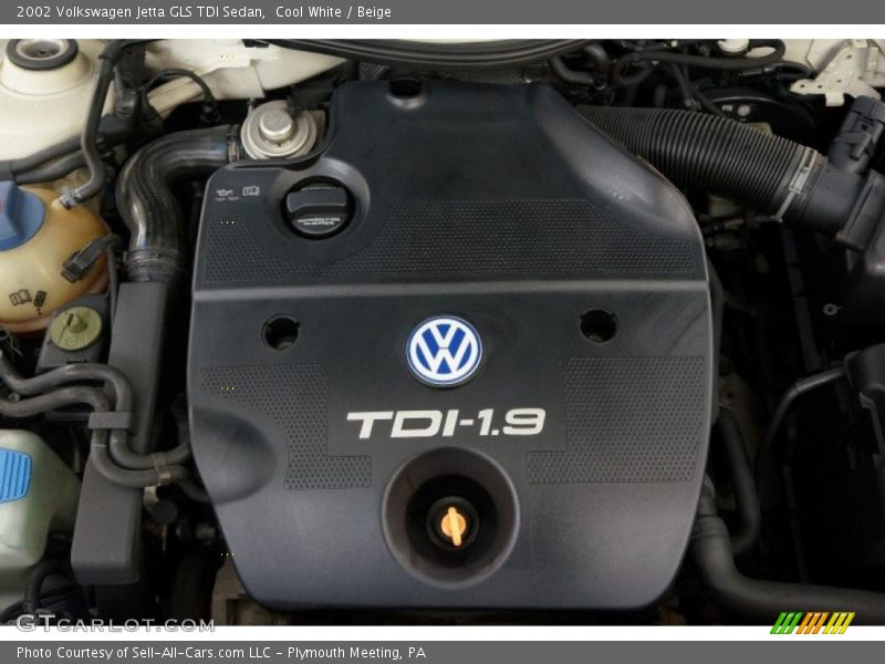 Cool White / Beige 2002 Volkswagen Jetta GLS TDI Sedan