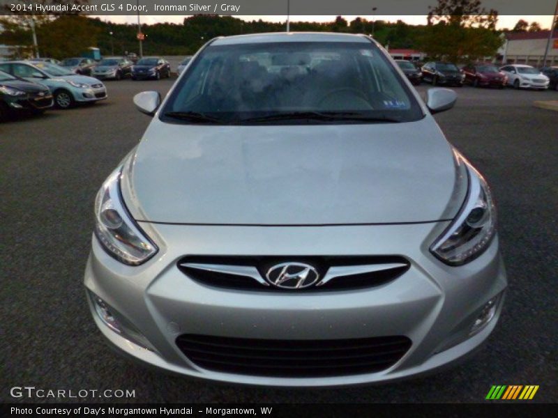 Ironman Silver / Gray 2014 Hyundai Accent GLS 4 Door