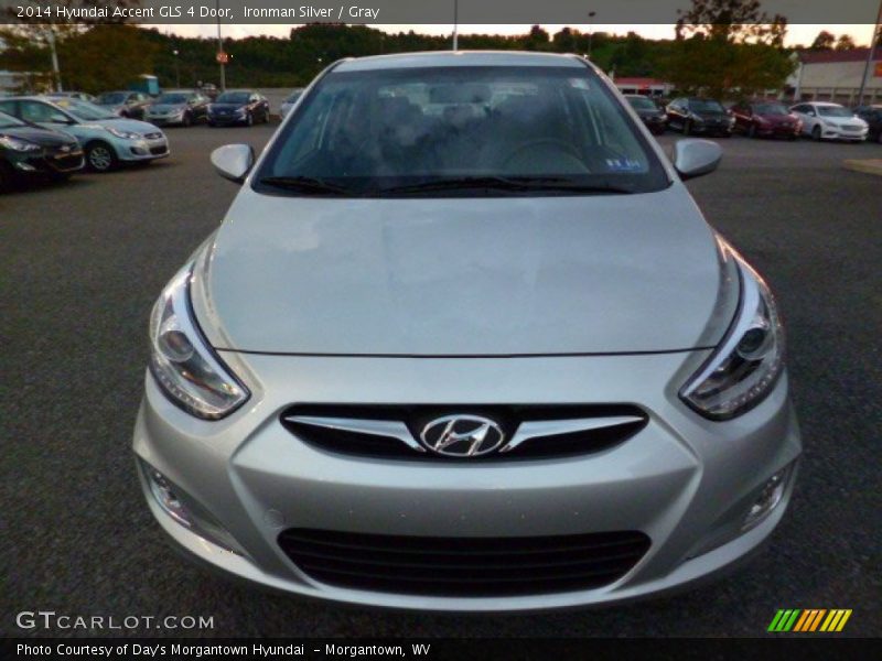 Ironman Silver / Gray 2014 Hyundai Accent GLS 4 Door