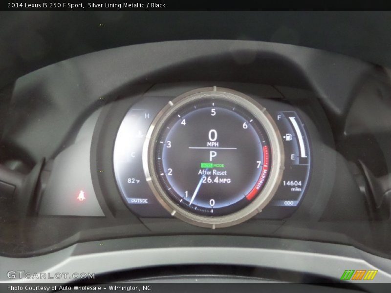Silver Lining Metallic / Black 2014 Lexus IS 250 F Sport