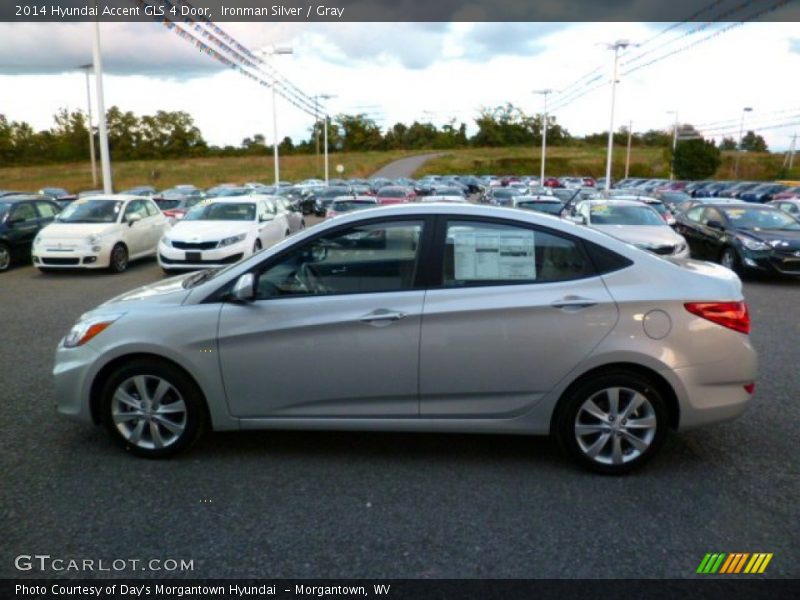 Ironman Silver / Gray 2014 Hyundai Accent GLS 4 Door