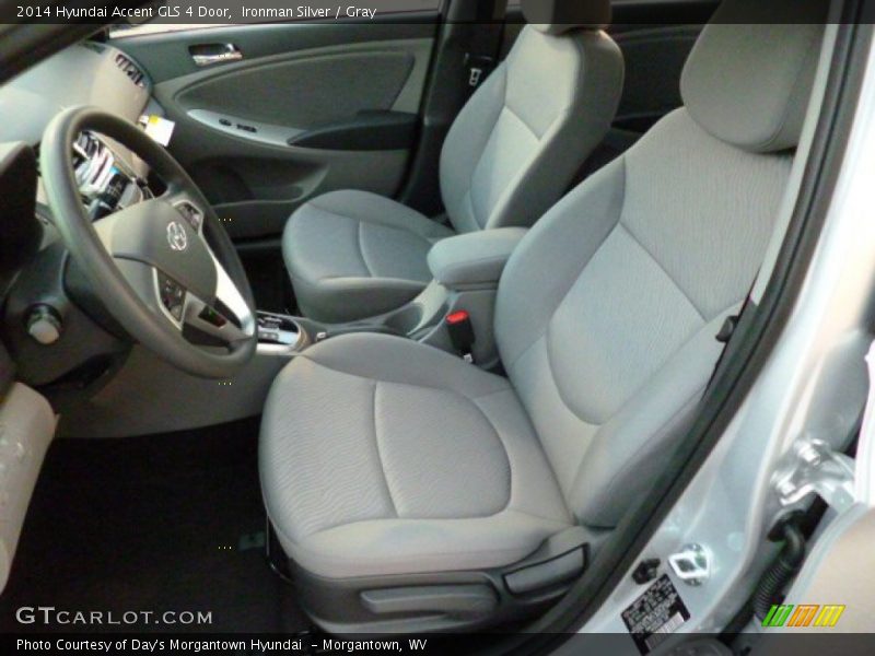 Ironman Silver / Gray 2014 Hyundai Accent GLS 4 Door
