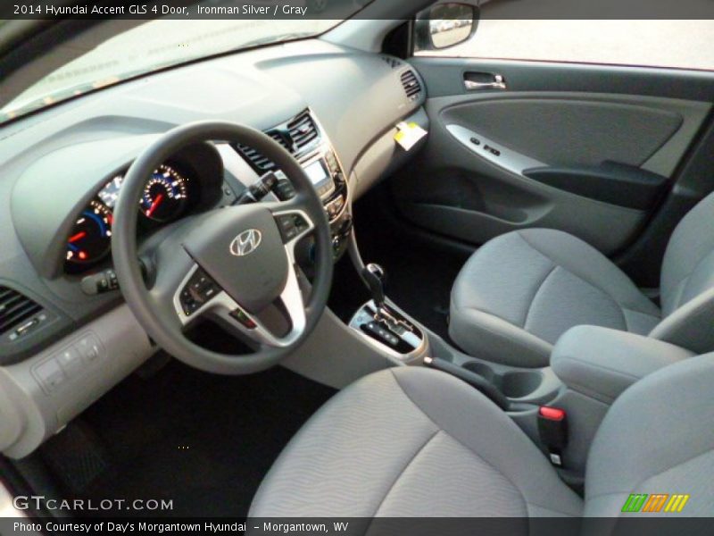 Ironman Silver / Gray 2014 Hyundai Accent GLS 4 Door
