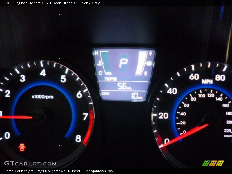 Ironman Silver / Gray 2014 Hyundai Accent GLS 4 Door
