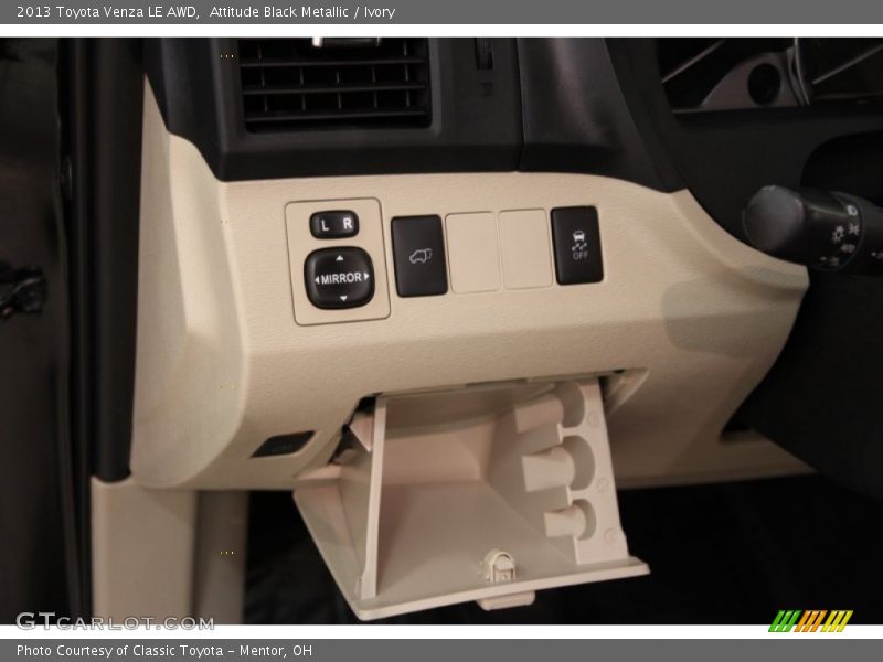 Attitude Black Metallic / Ivory 2013 Toyota Venza LE AWD