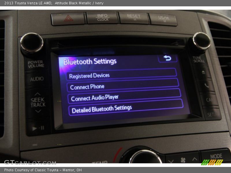 Attitude Black Metallic / Ivory 2013 Toyota Venza LE AWD