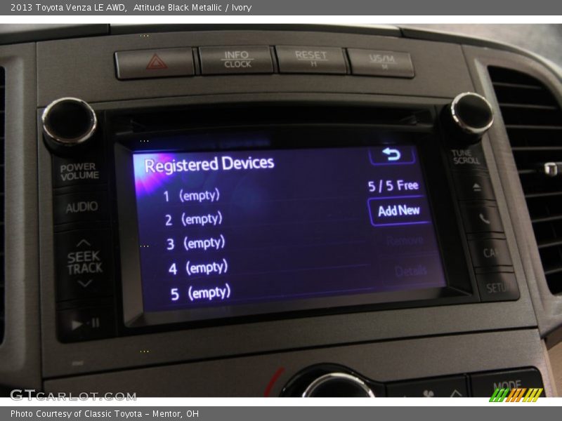 Attitude Black Metallic / Ivory 2013 Toyota Venza LE AWD