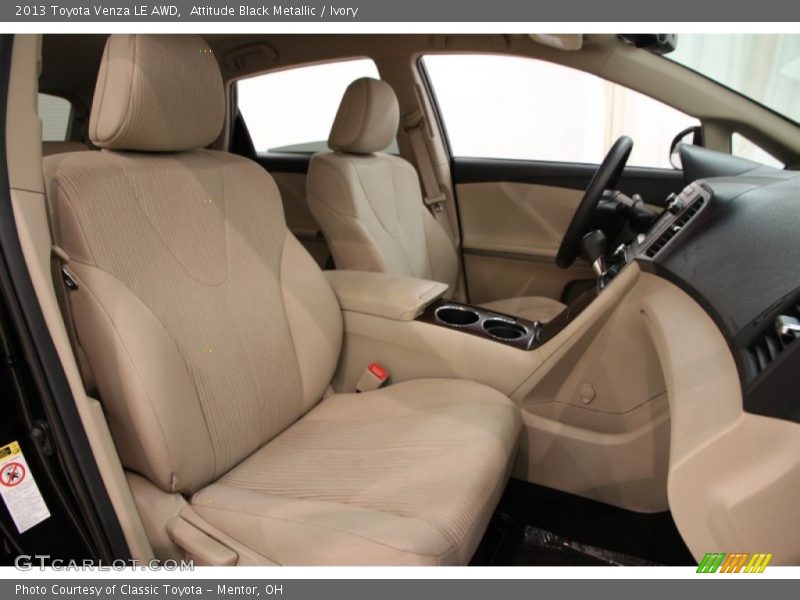 Attitude Black Metallic / Ivory 2013 Toyota Venza LE AWD