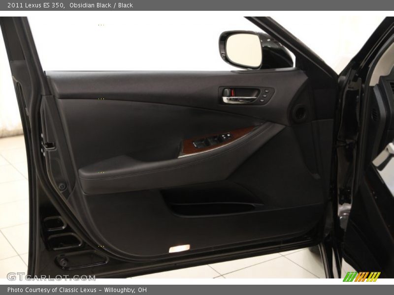 Obsidian Black / Black 2011 Lexus ES 350