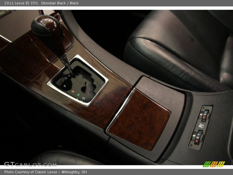 Obsidian Black / Black 2011 Lexus ES 350