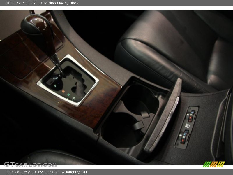 Obsidian Black / Black 2011 Lexus ES 350