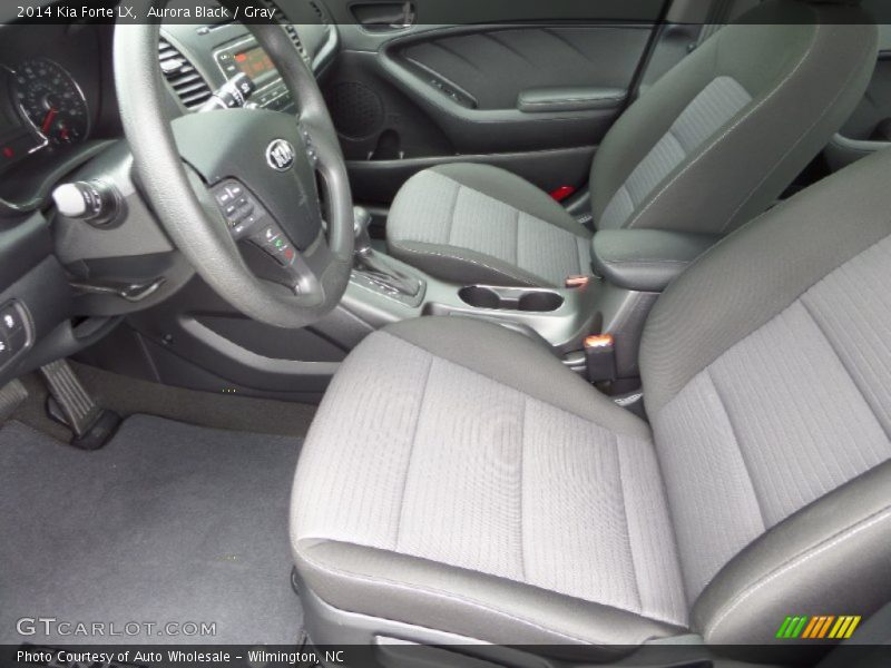 Aurora Black / Gray 2014 Kia Forte LX