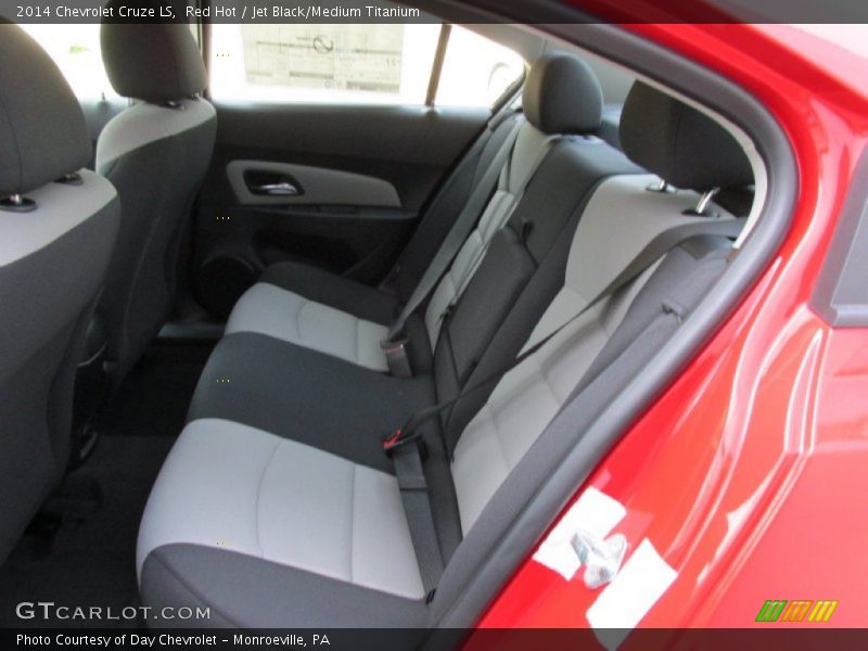 Red Hot / Jet Black/Medium Titanium 2014 Chevrolet Cruze LS