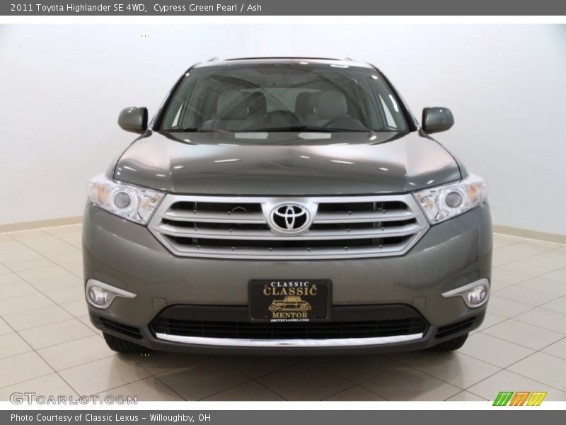 Cypress Green Pearl / Ash 2011 Toyota Highlander SE 4WD