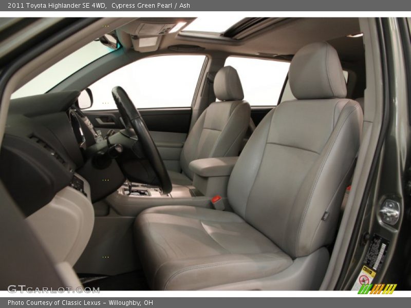 Cypress Green Pearl / Ash 2011 Toyota Highlander SE 4WD