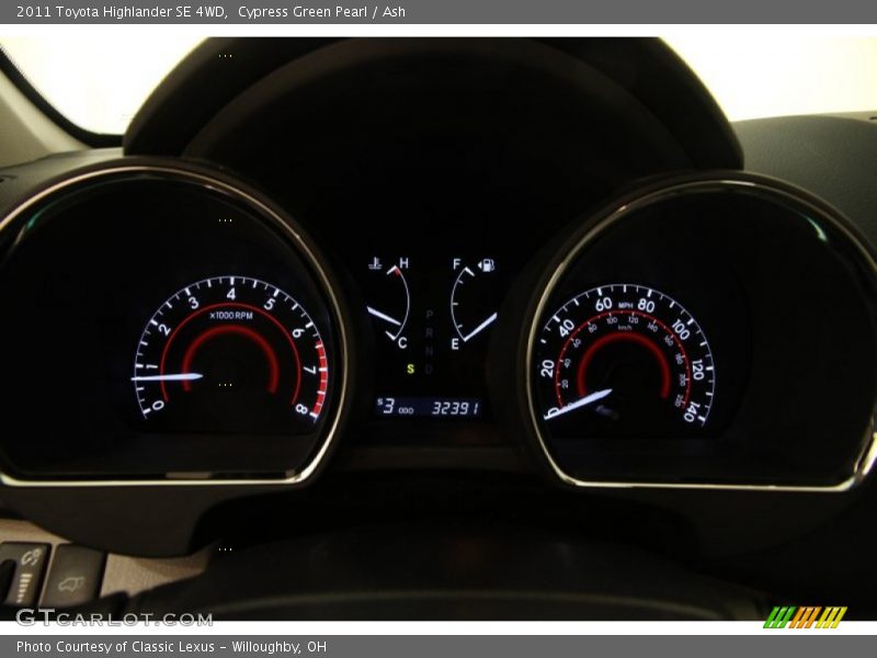 Cypress Green Pearl / Ash 2011 Toyota Highlander SE 4WD