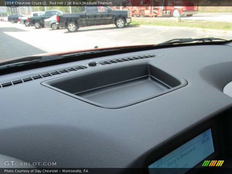 Red Hot / Jet Black/Medium Titanium 2014 Chevrolet Cruze LS