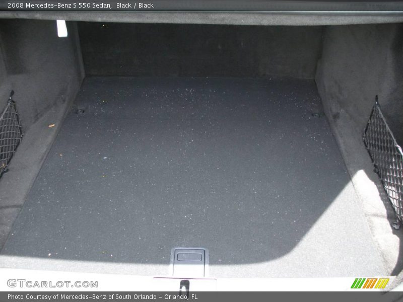 Black / Black 2008 Mercedes-Benz S 550 Sedan