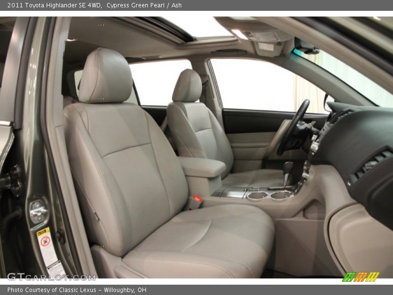Cypress Green Pearl / Ash 2011 Toyota Highlander SE 4WD
