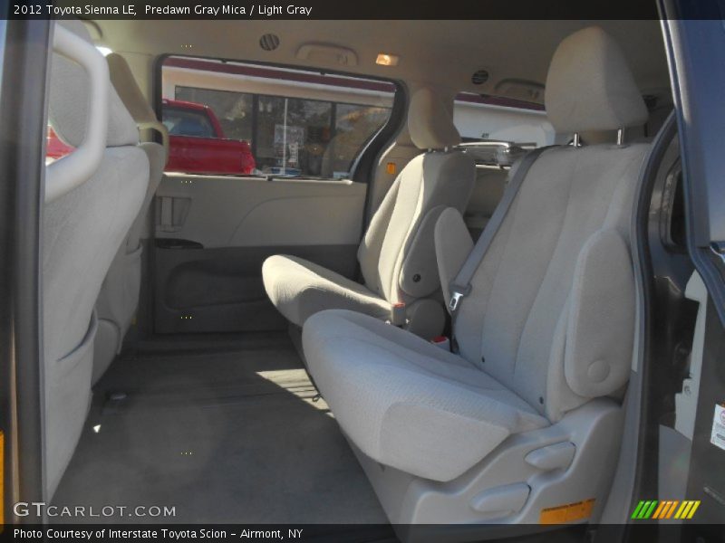 Predawn Gray Mica / Light Gray 2012 Toyota Sienna LE