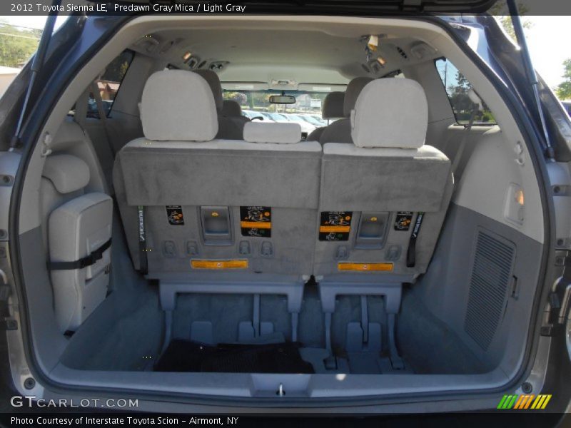 Predawn Gray Mica / Light Gray 2012 Toyota Sienna LE