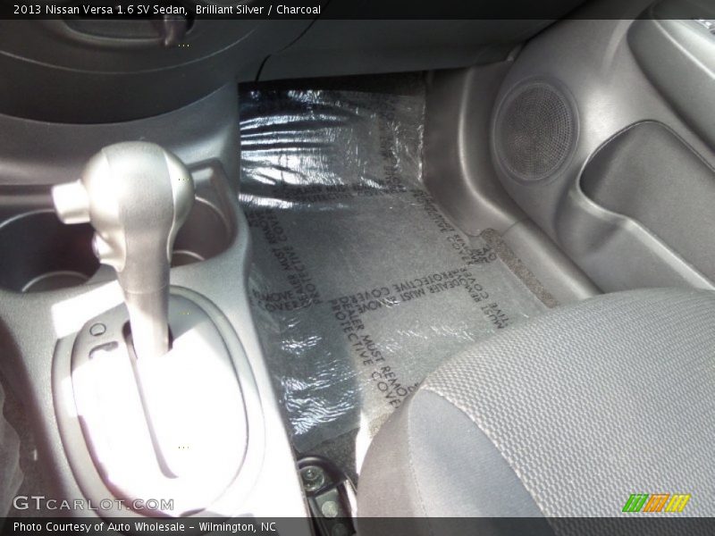 Brilliant Silver / Charcoal 2013 Nissan Versa 1.6 SV Sedan