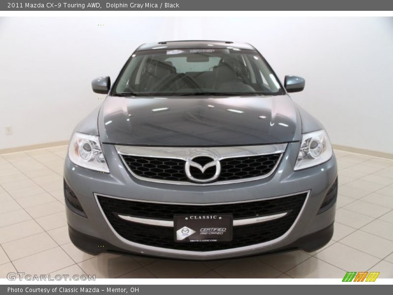 Dolphin Gray Mica / Black 2011 Mazda CX-9 Touring AWD