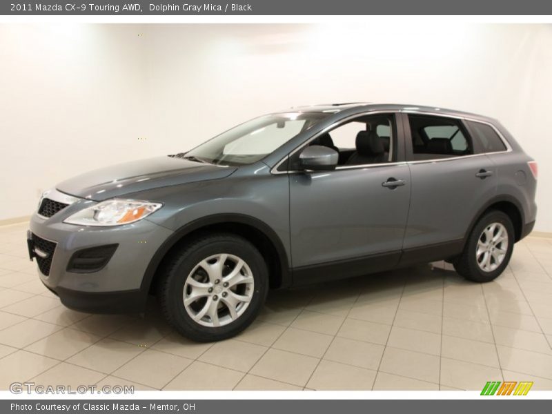 Dolphin Gray Mica / Black 2011 Mazda CX-9 Touring AWD