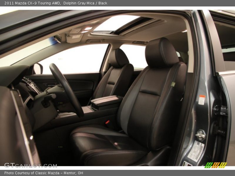 Dolphin Gray Mica / Black 2011 Mazda CX-9 Touring AWD