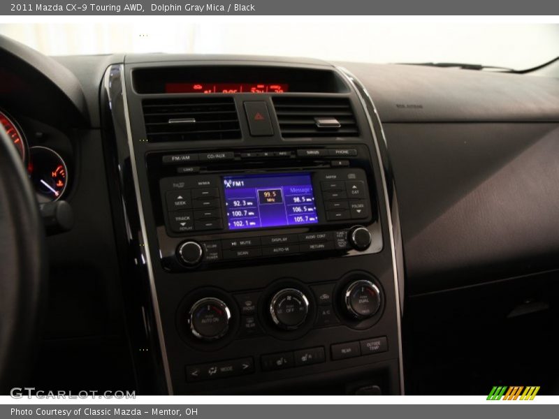 Dolphin Gray Mica / Black 2011 Mazda CX-9 Touring AWD