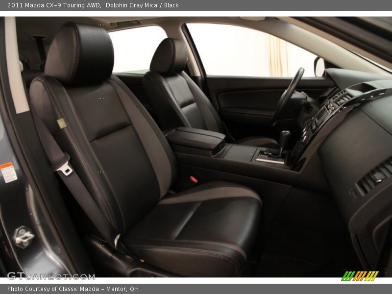 Dolphin Gray Mica / Black 2011 Mazda CX-9 Touring AWD