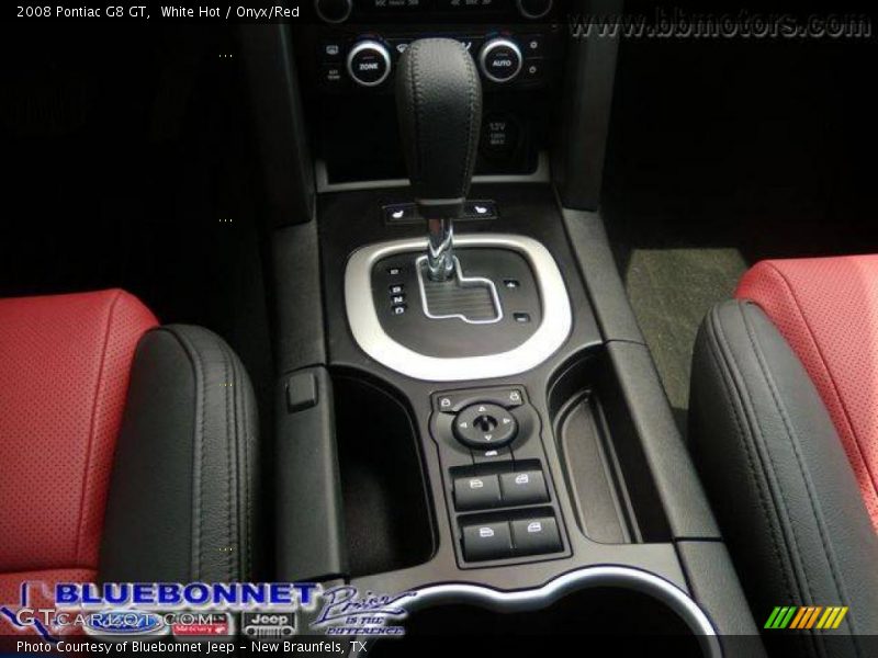 White Hot / Onyx/Red 2008 Pontiac G8 GT