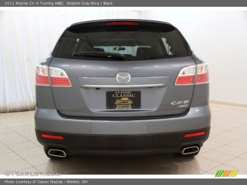 Dolphin Gray Mica / Black 2011 Mazda CX-9 Touring AWD