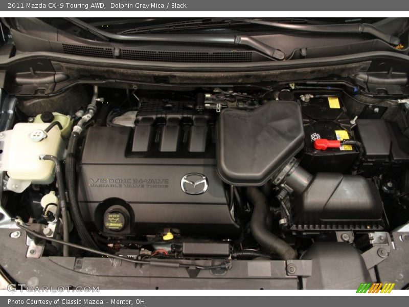 Dolphin Gray Mica / Black 2011 Mazda CX-9 Touring AWD