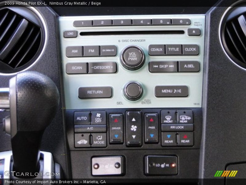 Controls of 2009 Pilot EX-L