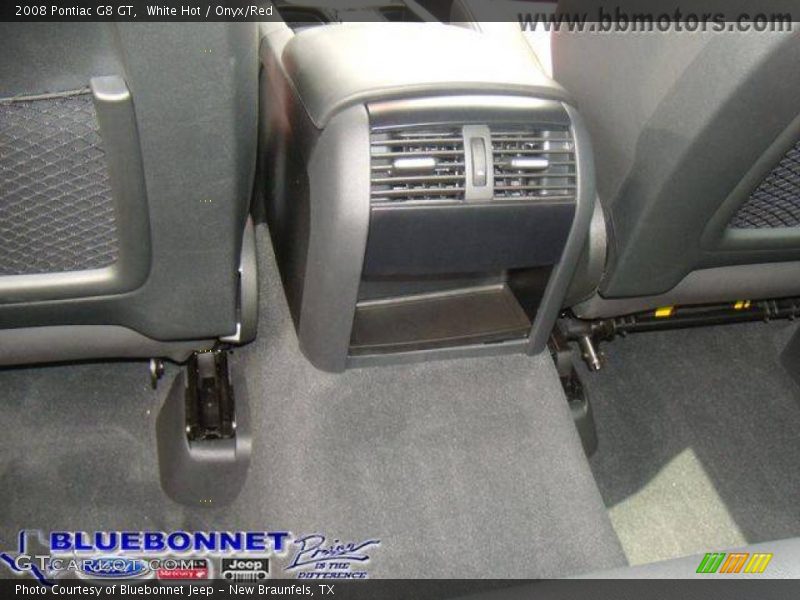 White Hot / Onyx/Red 2008 Pontiac G8 GT