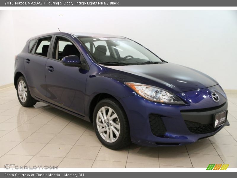 Indigo Lights Mica / Black 2013 Mazda MAZDA3 i Touring 5 Door