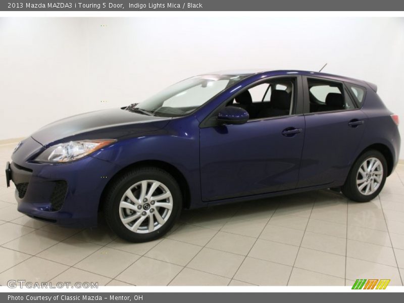 Indigo Lights Mica / Black 2013 Mazda MAZDA3 i Touring 5 Door