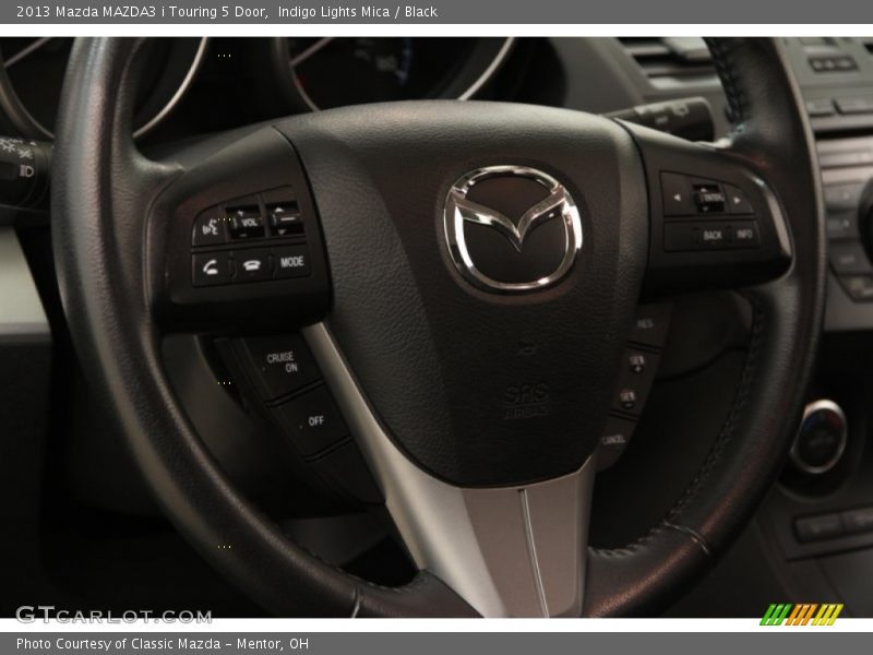 Indigo Lights Mica / Black 2013 Mazda MAZDA3 i Touring 5 Door