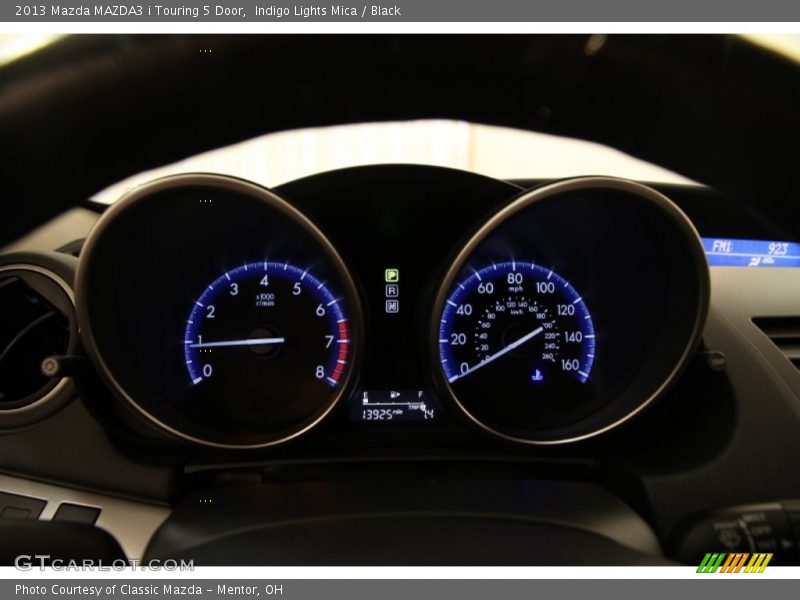 Indigo Lights Mica / Black 2013 Mazda MAZDA3 i Touring 5 Door