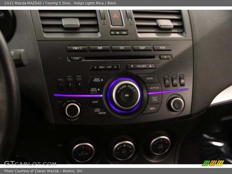 Indigo Lights Mica / Black 2013 Mazda MAZDA3 i Touring 5 Door