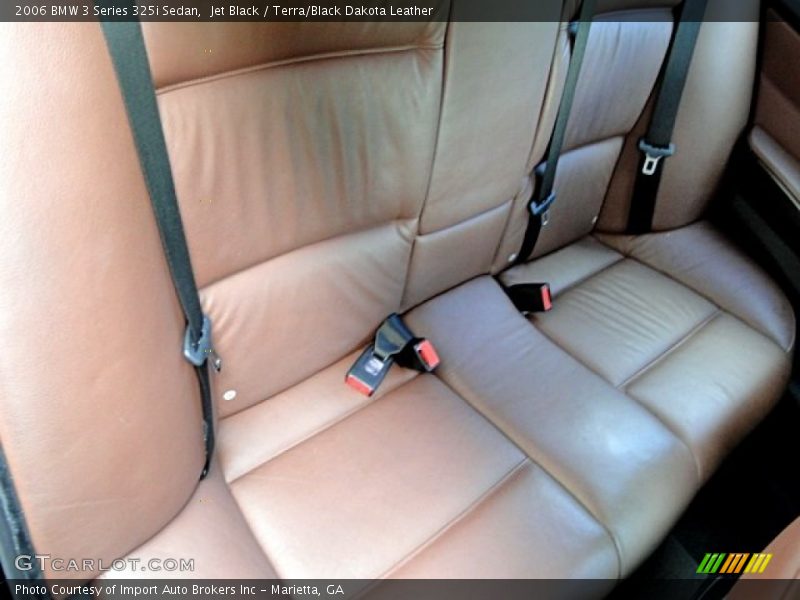 Jet Black / Terra/Black Dakota Leather 2006 BMW 3 Series 325i Sedan