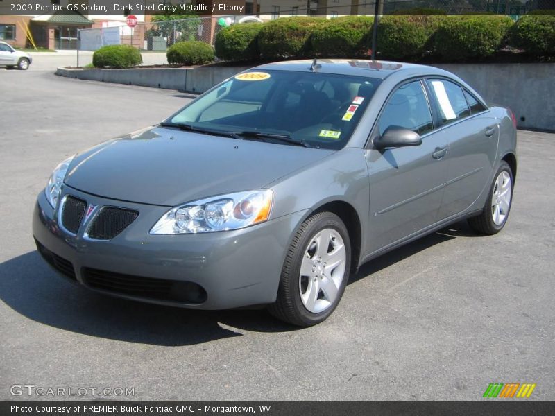 Dark Steel Gray Metallic / Ebony 2009 Pontiac G6 Sedan