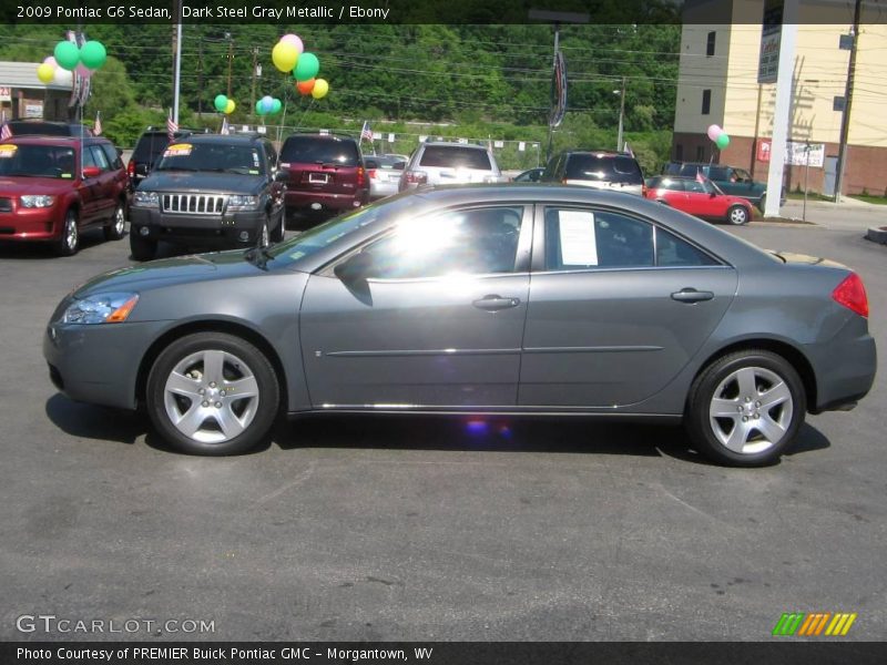 Dark Steel Gray Metallic / Ebony 2009 Pontiac G6 Sedan